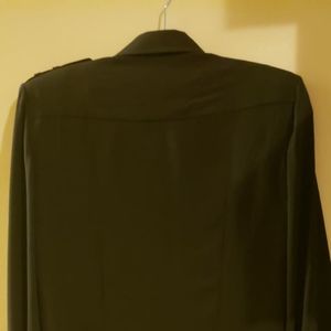 michael kors metals snaps blouse size 2